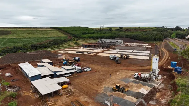 Penitenciária Estadual de Ribeirão do Pinhal — Ribeirão do Pinhal/PR, obra executada pela Construtora Guilherme